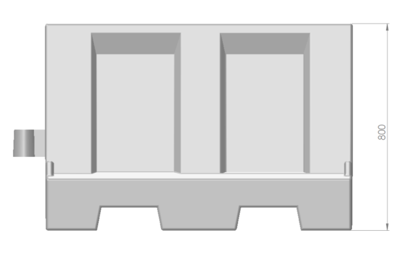 Barrier 1200-1 wit