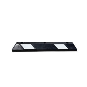 Varkensrug wielstop 870 mm wit-zwart