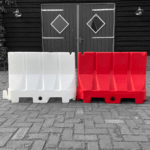 Opstelling kunststof barriers 100×70